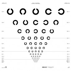 ETDRS Style Landolt C 13 Ft. (4M) Chart 